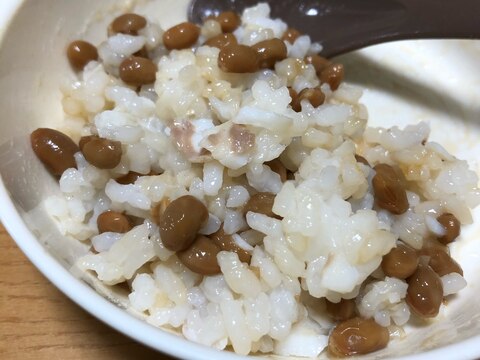 納豆と鯛のまぜごはん　幼児食